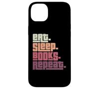 Eat Sleep Books Repeat Reader Bookworm Reading Lover Case for iPhone 14 Plus