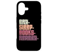 Eat Sleep Books Repeat Reader Bookworm Reading Lover Case for iPhone 17