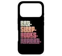 Eat Sleep Books Repeat Reader Bookworm Reading Lover Case for iPhone 17 Pro