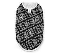 Eat Sleep Boosts Dog And Cat Clothes Pet Summer Sleeveless T Shirt Basic Vest L