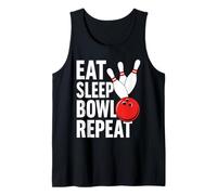 Eat Sleep Bowl Repeat Tank Top