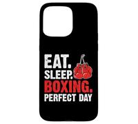 Eat Sleep Boxing Perfect Day Vintage Fighting Sport Case for iPhone 15 Pro Max