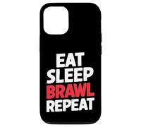 Eat Sleep Brawl Repeat Funny Stars Video Gamer Case for iPhone 12/12 Pro