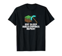 Eat Sleep Build Empires Repeat Funny Hobby T-Shirt