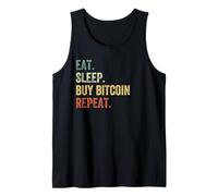 Eat Sleep Buy Bitcoin Repeat Men Women Crypto Tank Top