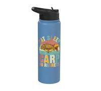 Eat Sleep Carp No Regrets Carp Fishing Stainless Steel Insulated Water Bottle