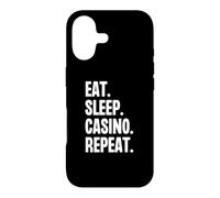 Eat Sleep Casino Repeat Funny Gambling Gamble Poker Case for iPhone 17