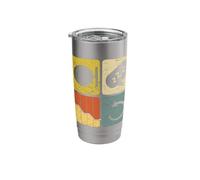 Eat Sleep Chart Repeat Cycle Funny Graph Stainless Steel Insulated Tumbler
