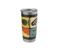 Eat Sleep Chart Repeat Cycle Funny Graph Stainless Steel Insulated Tumbler