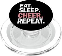Eat Sleep Cheer Repeat Cheerleader Practice Squad PopSockets PopGrip for MagSafe