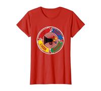 Eat Sleep Cheer Repeat Megaphone Cycle for Cheerleaders T-Shirt, Women, Red, XXL
