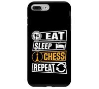 Eat Sleep Chess Repeat Funny Chess Lover Case for iPhone 7 Plus/8 Plus