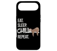 Eat Sleep Chill Repeat Cute Chilling Sleepy Sloth Case for iPhone Air