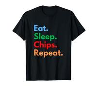 Eat Sleep Chips Repeat for Potato Chips Lovers T-Shirt
