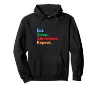Eat Sleep Clavichord Repeat for Clavichord Players & Lovers Pullover Hoodie