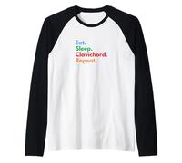 Eat Sleep Clavichord Repeat for Clavichord Players & Lovers Raglan Baseball Tee