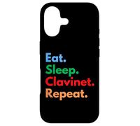 Eat Sleep Clavinet Repeat for Clavinet Players and Lovers Case for iPhone 17