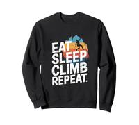 EAT SLEEP CLIMB REPEAT Rock Climbing Lover Sweatshirt