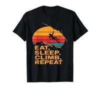 Eat Sleep Climb Repeat T-Shirt - Rock Climbing & Bouldering T-Shirt