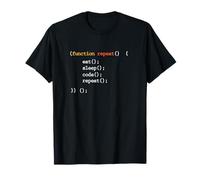 Eat Sleep Code Repeat Funny Coder, Computer Programmer Gift T-Shirt