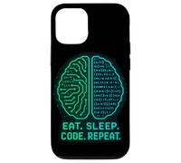 Eat. Sleep. Code. Repeat. Programmer Life Case for iPhone 12/12 Pro