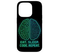Eat. Sleep. Code. Repeat. Programmer Life Case for iPhone 14 Pro