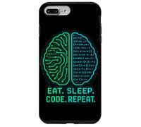 Eat. Sleep. Code. Repeat. Programmer Life Case for iPhone 7 Plus/8 Plus