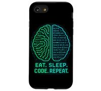 Eat. Sleep. Code. Repeat. Programmer Life Case for iPhone SE (2020) / 7 / 8