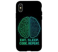 Eat. Sleep. Code. Repeat. Programmer Life Case for iPhone X/XS