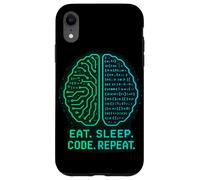 Eat. Sleep. Code. Repeat. Programmer Life Case for iPhone XR