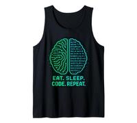 Eat. Sleep. Code. Repeat. Programmer Life Tank Top