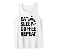 Eat Sleep Coffee Repeat Tank Top