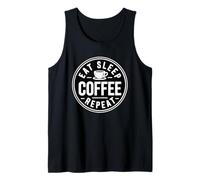Eat Sleep Coffee Repeat Tank Top