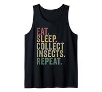 Eat Sleep Collect Insects Repeat Funny Insect Collector Tank Top