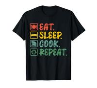 Eat Sleep Cook Repeat - Cook T-Shirt