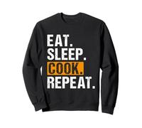 Eat Sleep Cook Repeat Cooking Lover For Women Men Kids Sweatshirt