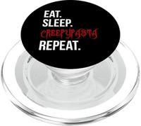 Eat Sleep Creepypasta Repeat PopSockets PopGrip for MagSafe