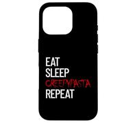 Eat Sleep Creepypasta Repeat Scary Horror Creepypasta Life Case for iPhone 16 Pro