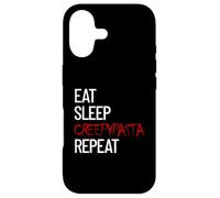 Eat Sleep Creepypasta Repeat Scary Horror Creepypasta Life Case for iPhone 17