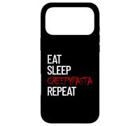 Eat Sleep Creepypasta Repeat Scary Horror Creepypasta Life Case for iPhone 17 Pro Max