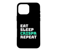 EAT SLEEP CRISPR REPEAT - Science Biology Genetics Case for iPhone 16 Pro Max