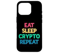 Eat Sleep Crypto Repeat Case for iPhone 16 Pro