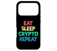 Eat Sleep Crypto Repeat Case for iPhone 17 Pro