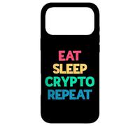 Eat Sleep Crypto Repeat Case for iPhone 17 Pro Max