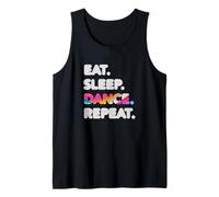 Eat Sleep Dance Repeat Cool Dancer Tank Top