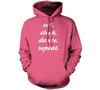 Eat Sleep Dance Repeat Unisex Hoodie - Pink 12-13 Years