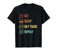 Eat Sleep Day Trade Repeat Purse Stock Market Trader Stockings T-Shirt