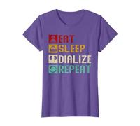 Eat Sleep Dialize Repeat Cool Diabetes Dialysis Vintage Gift T-Shirt
