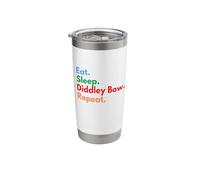 Eat Sleep Diddley Bow Repeat - Diddley Bow Players & Lovers Stainless Steel Insulated Tumbler