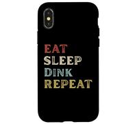 Eat Sleep Dink Repeat Pickleball Case for iPhone X/XS